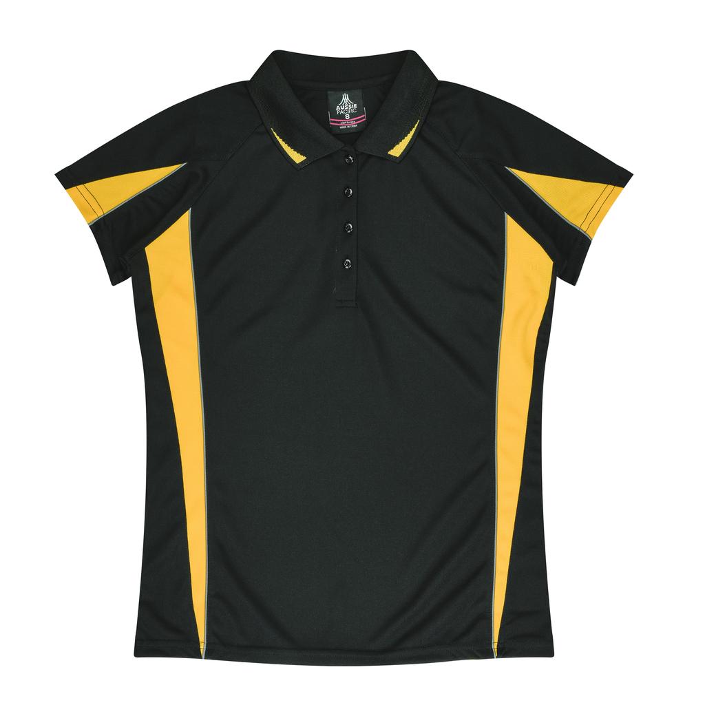 [230402061] 2304 - LADY EUREKA POLO (8, Black/Gold)