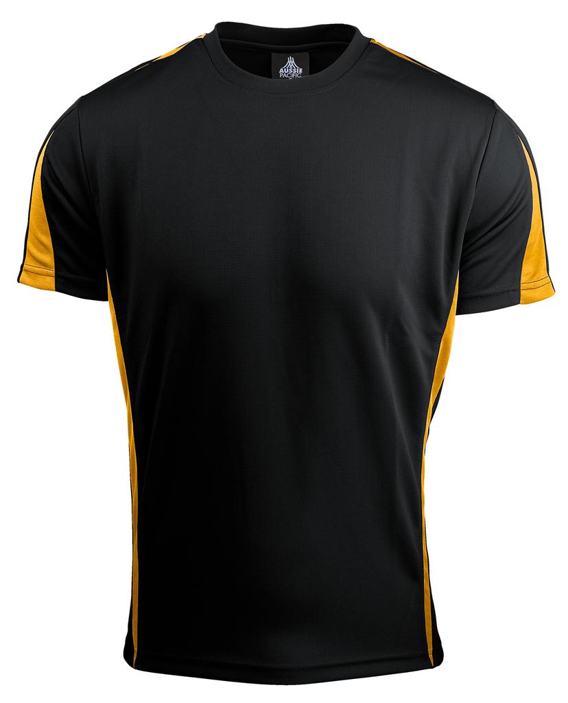 [120402062] 1204 - ** MENS EUREKA TEE (S, Black/Gold)