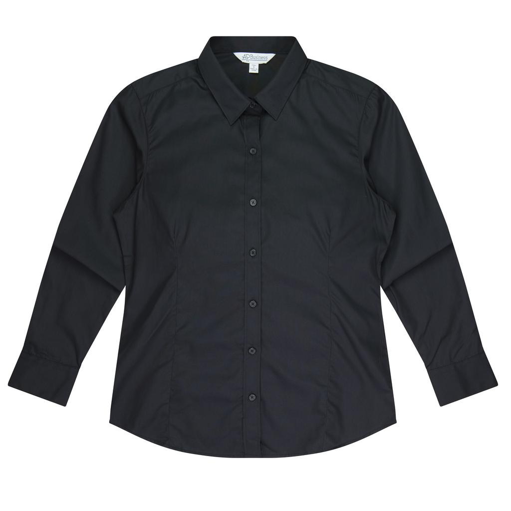 [2910L02C] 2910L - LADIES KINGSWOOD LONG SLEEVE (4, Black)