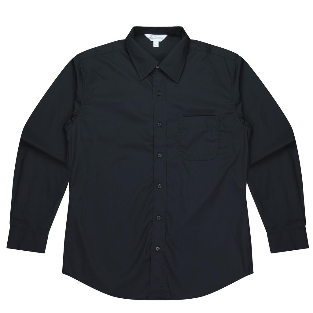 [1910L020] 1910L - MENS KINGSWOOD LONG SLEEVE (XXS, Black)