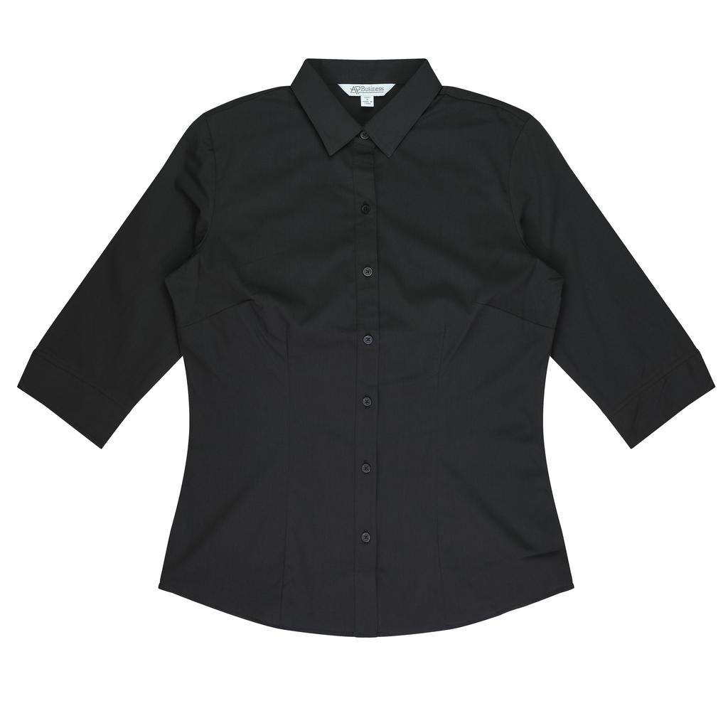 [2903T02C] 2903T - LADY MOSMAN 3/4 SLEEVE (4, Black)