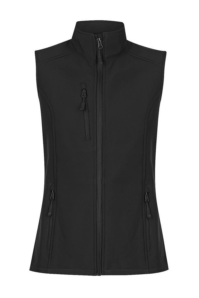 [2515021] 2515 - LADY OLYMPUS S/SHELL VEST (8, Black)