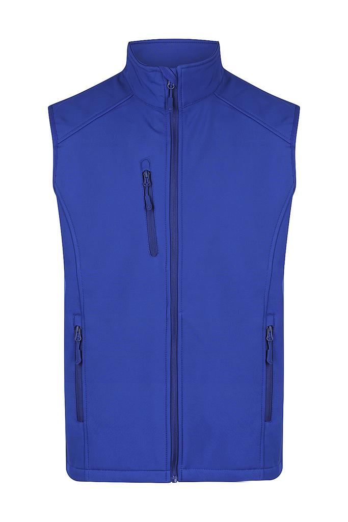 [151502A] 1515L - MENS OLYMPUS S/SHELL VEST (6XL, Black)
