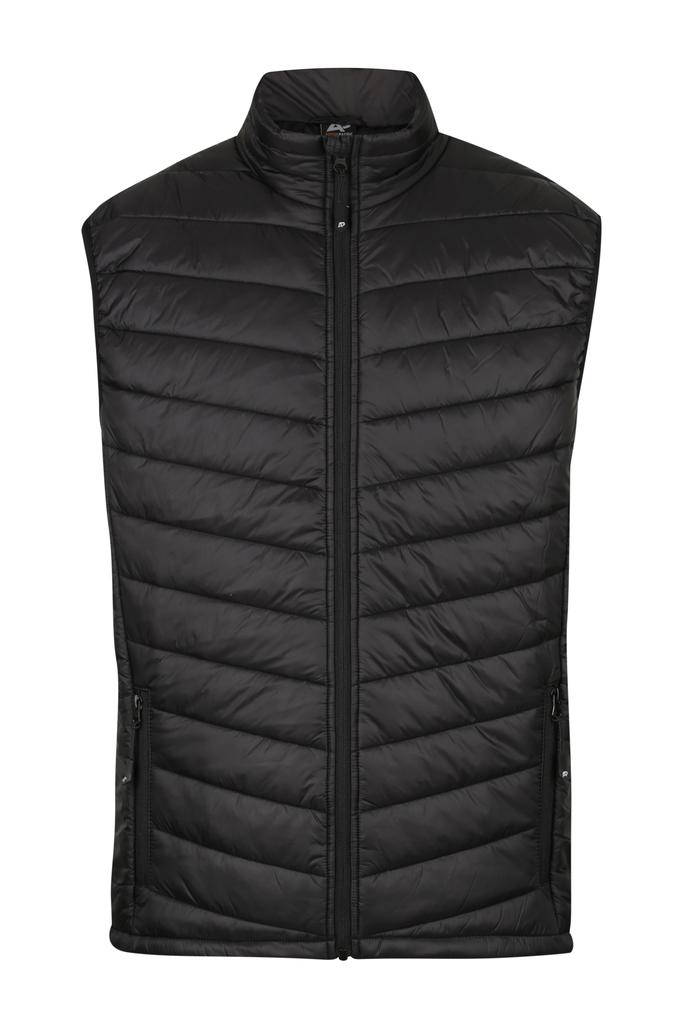 [1523022] 1523 - MENS SNOWY PUFFER VEST (S, Black)