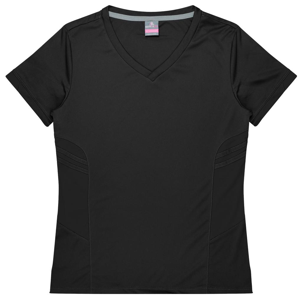 [22110202C] 2211 - LADY TASMAN TEE (4, Black)