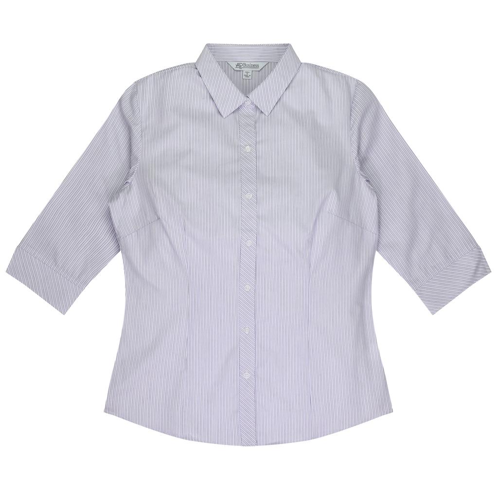 [2906S0119C] 2906S - **LADY BAYVIEW SHORT SLEEVE (4, White/Pink)