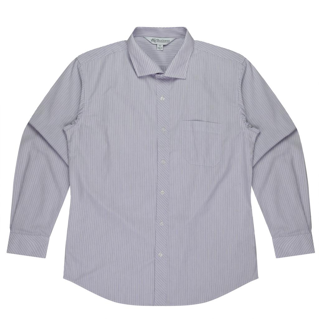[1906L01190] 1906L - **MENS BAYVIEW LONG SLEEVE (XXS, White/Pink)