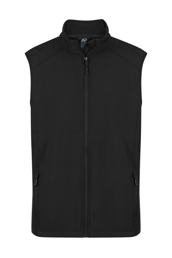 [1529022] 1529 - MENS SELWYN S/SHELL VEST (S, Black)