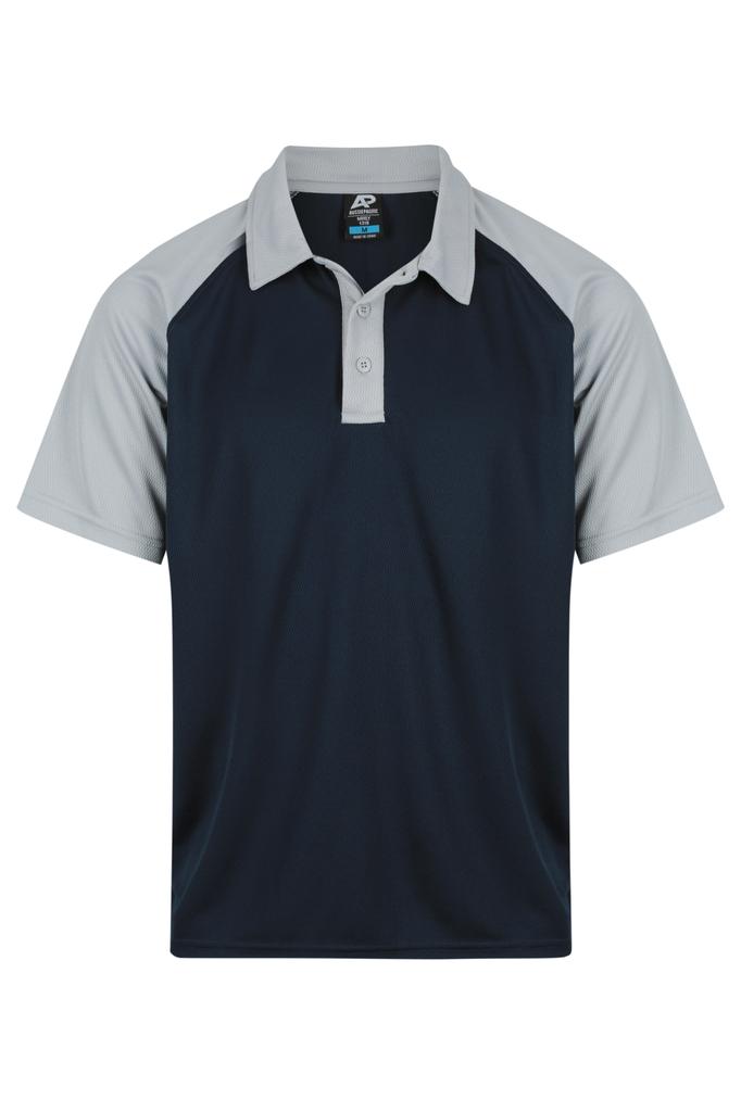 [131802142] 1318 - ** MENS MANLY POLO (S, Black/Army Green)