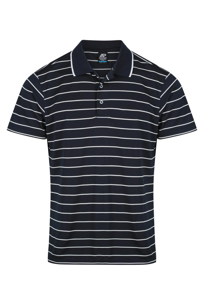 [132402012] 1324 - ** MENS VAUCLUSE POLO (S, Black/White)