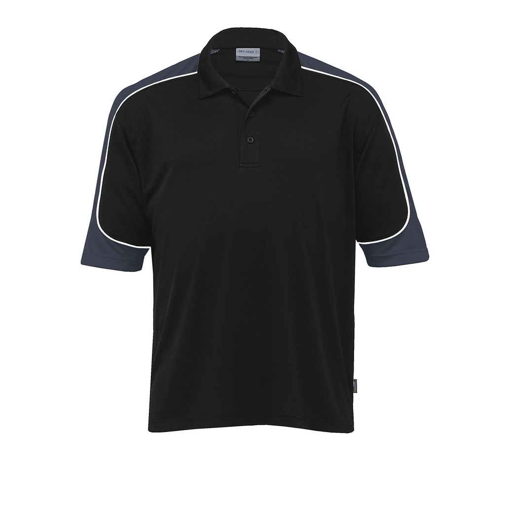 [DGCHP-BLACK-CHARCOAL-WHITE-4XS] DGCHP - Dri Gear Challenger Polo (4XS, Black/Charcoal/White)