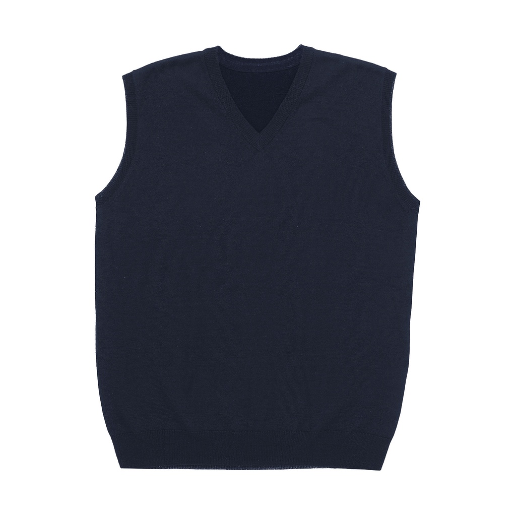 [EGMFV-NAVY-S] EGMFV - Merino Fully Fashioned Vest - Mens (S)