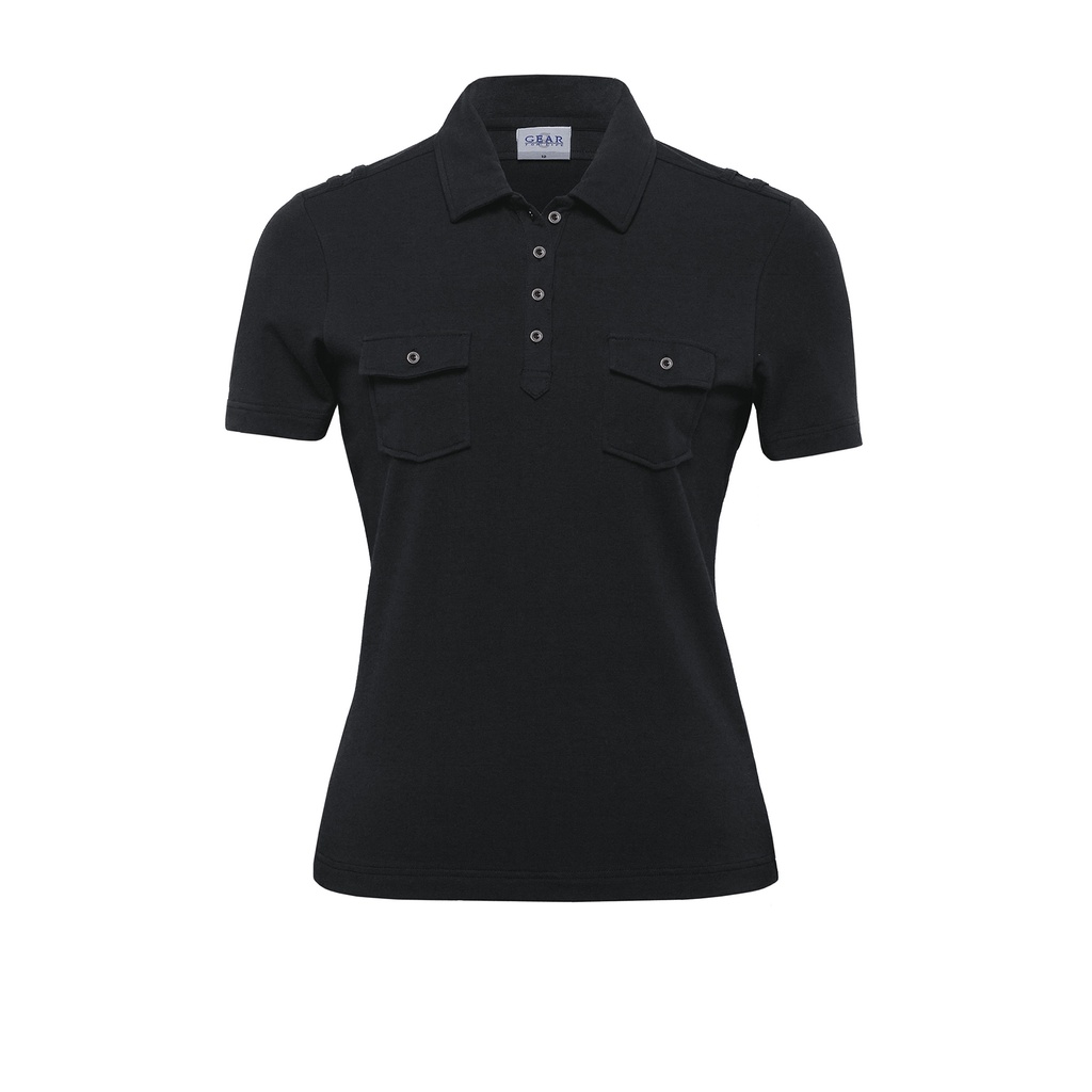 [WFP-BLACK-8] WFP - Fusion Polo - Womens (8)