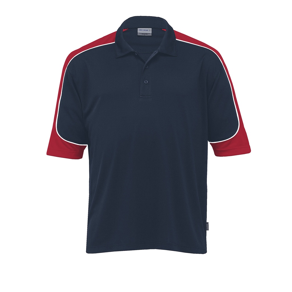 [ODGCHP-BLACK-RED-WHITE-4XS] ODGCHP - Dri Gear Challenger Polo (4XS, Black/Red/White)