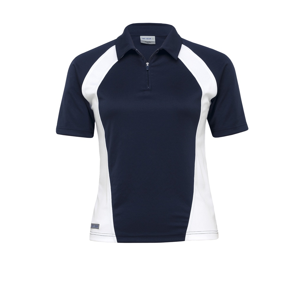 [OWDGP-NAVY-WHITE-8] OWDGP - Dri Gear Active Blitz Polo - Womens (8)
