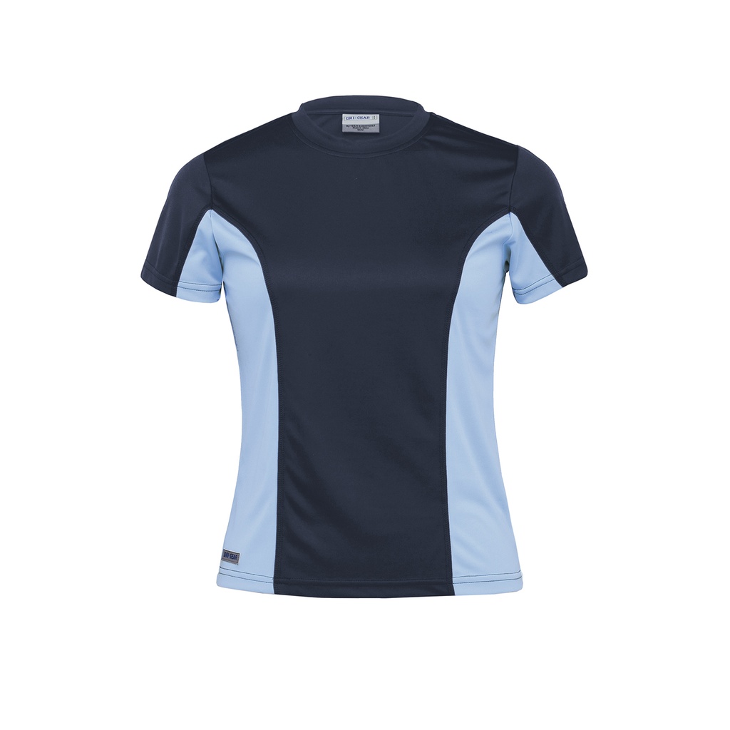 [OWDGT-NAVY-SKY-8] OWDGT - Dri Gear Active Viper Tee - Womens (8, Navy/Sky)