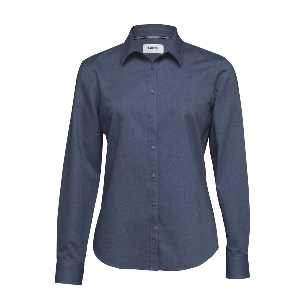 [WBBR-DENIM MARL-8] WBBR - Barkers Brooklyn Shirt – Womens (8)
