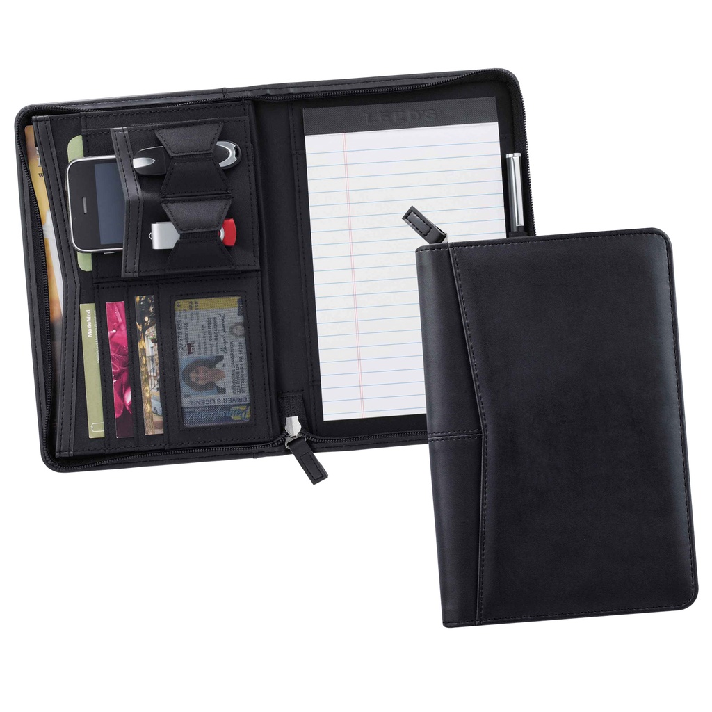 9010BK - Pedova Jr. Zippered Padfolio