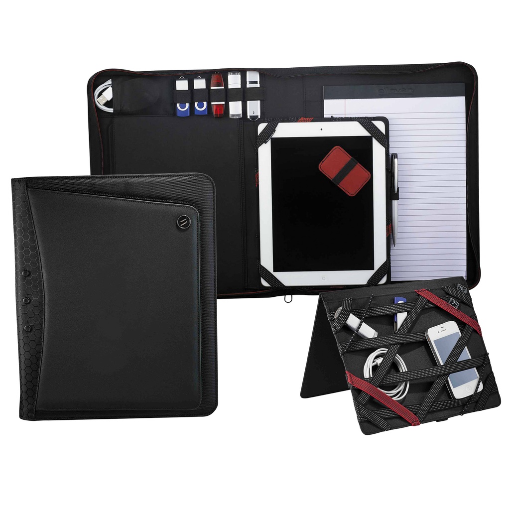 EL017 - Elleven Vapor Zippered Padfolio