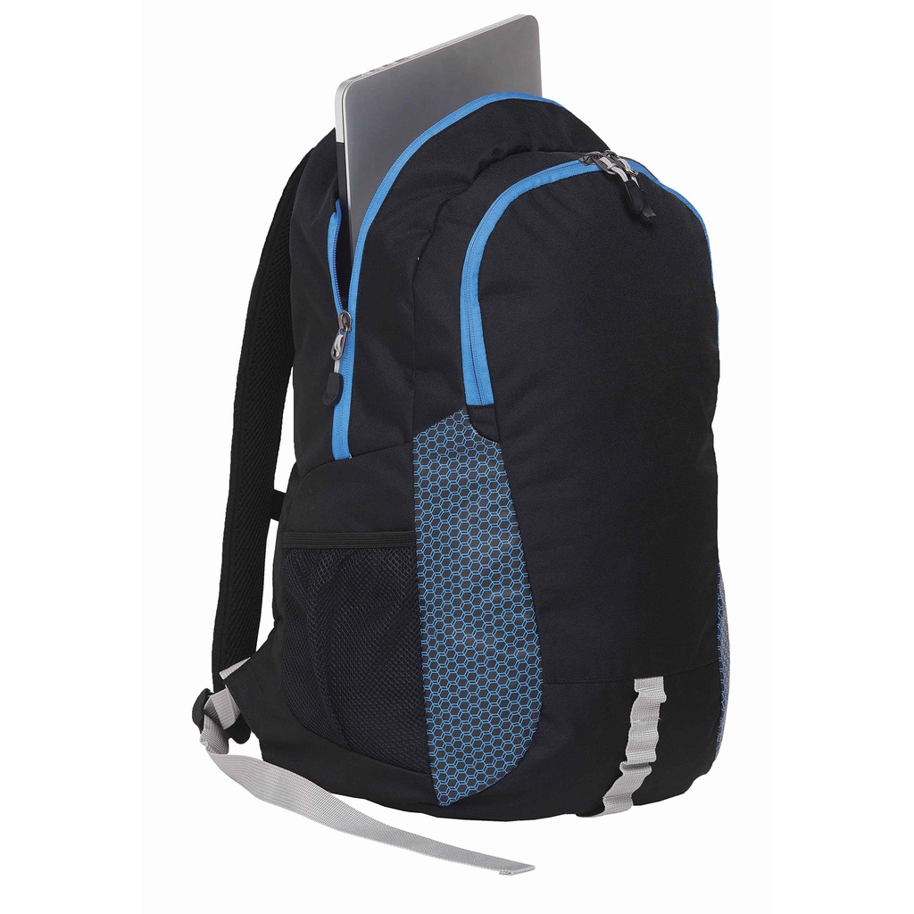 [BGMB-BLACK/CYBER BLUE-STANDARD] BGMB - Grommet Backpack (Black/Cyber Blue)