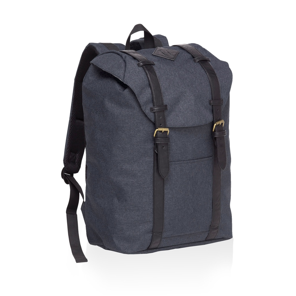 [SIFB-GREY MELANGE-STANDARD] SIFB - smpli Front-Side Backpack