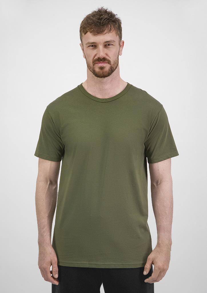 [9401042685049] X1001M - Mens Basis Short Sleeve Tee (S, Army)