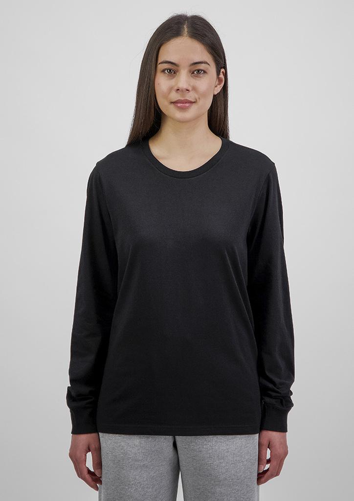 [9401042687692] X1002W - Womens Basis Long Sleeve Tee (XS, Black)
