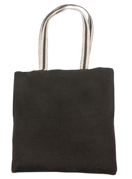 [1168-BL] Be Eco Jute Tote - 1168 (Black)