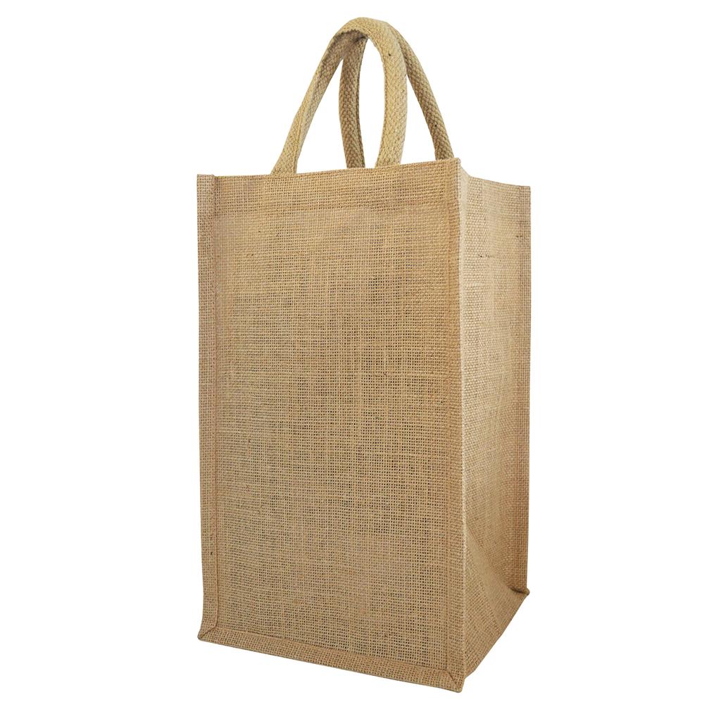 Four Bottle Jute Tote Bag - 1902