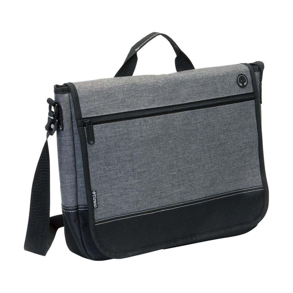 [TR1430-ASH] Tirano Laptop Satchel - TR1430