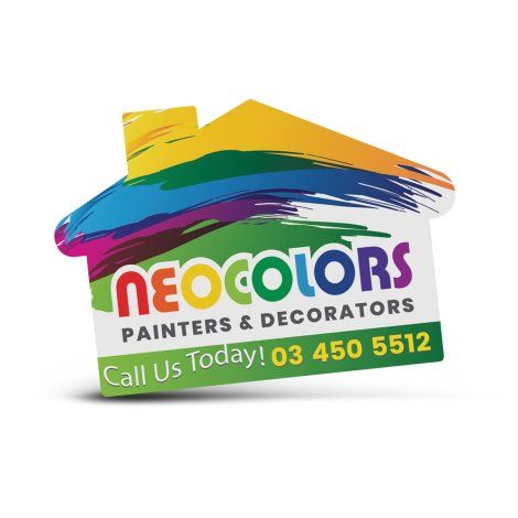 [100113] AD Labels 70 x 50mm - House Shaped - 100113