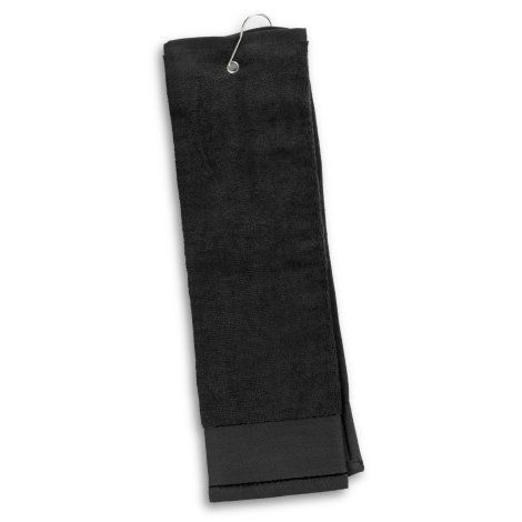 [100693] Golf Towel - 100687 (Black)