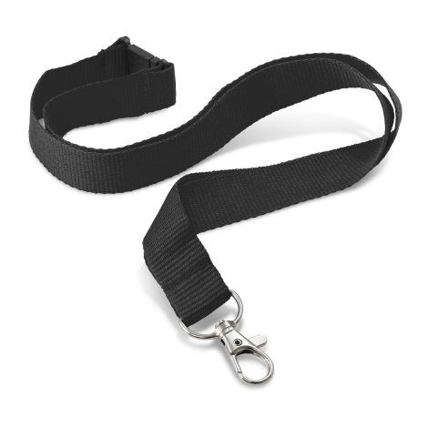 [1038011] Custom Printed Lanyard - 20mm - 103801 (Black)