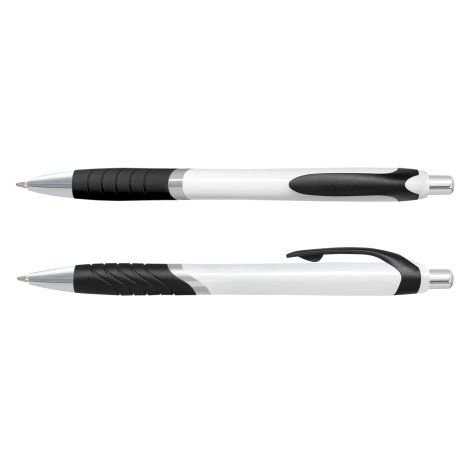 [121343] Jet Pen -  White Barrel - 104262 (Black)
