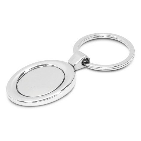 [105659] Oval Metal Key Ring - 105659