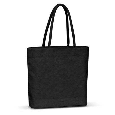 [107980] Carrera Jute Tote Bag - 108035 (Black)