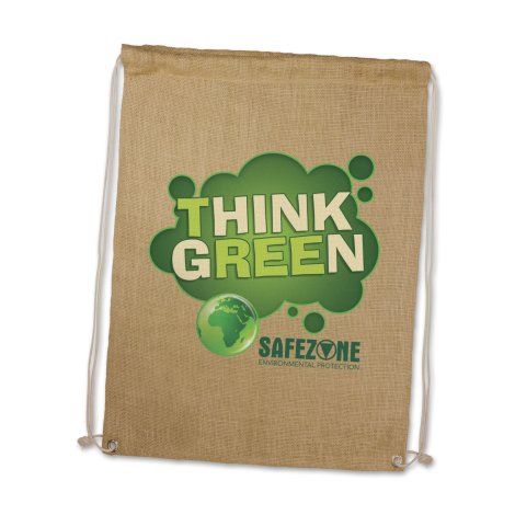 [109073] Jute Drawstring Backpack - 109073