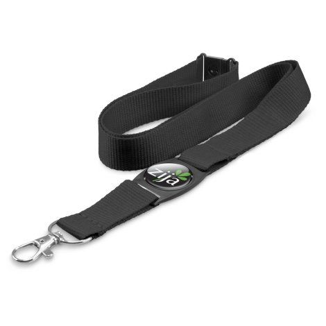 [1105021] Crest Lanyard - 110502 (Black)