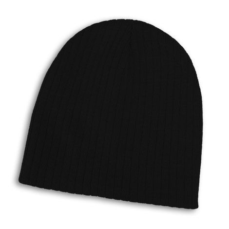 [111095] Nebraska Cable Knit Beanie - 110834 (Black)
