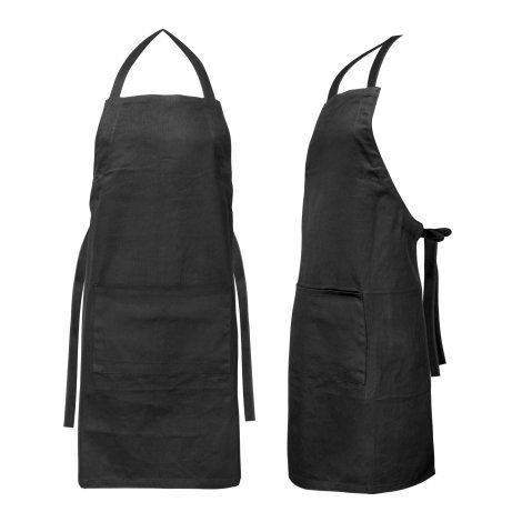 [111681] Savoy Bib Apron - 111803 (Black)