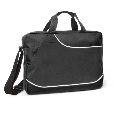 [113074] Centrix Conference Satchel - 113138 (Black)