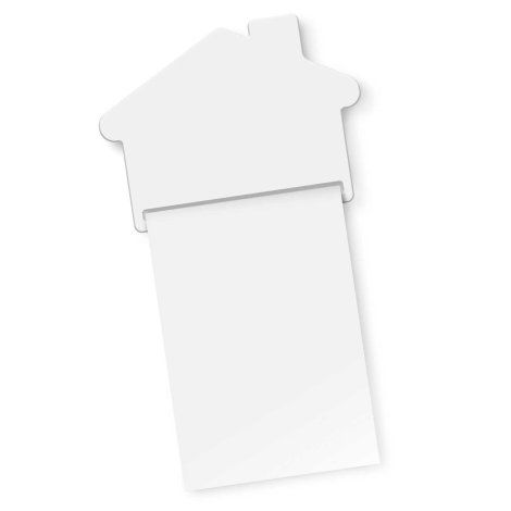 [113367] Magnetic House Memo Pad A7 - Full Colour - 113367