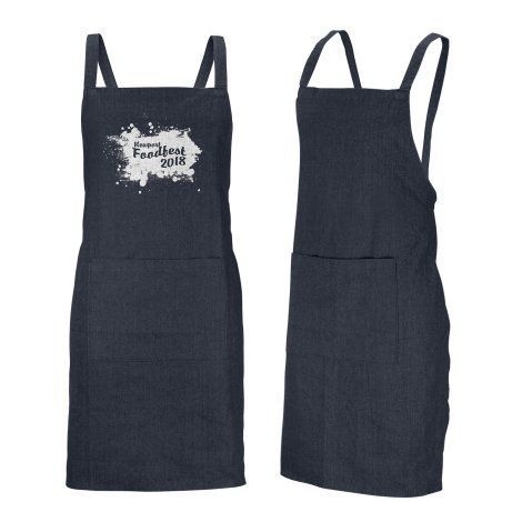 [113593] Carolina Denim Bib Apron - 113593