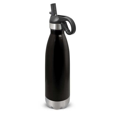 [110906] Mirage Steel Bottle - Flip Lid - 113808 (Black)