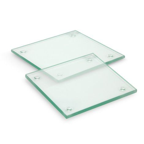 Venice Glass Coaster - Set of 2 - Square - 116394
