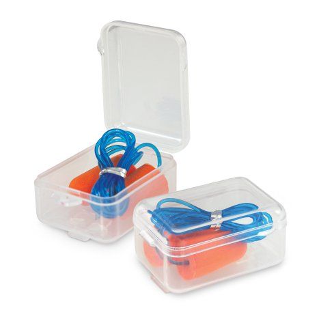 [116674] Foam Earplugs with Case - 116683 (Orange)