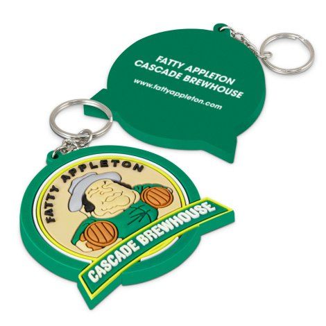 [132217] PVC Key Ring Large - One Side Moulded - 117205