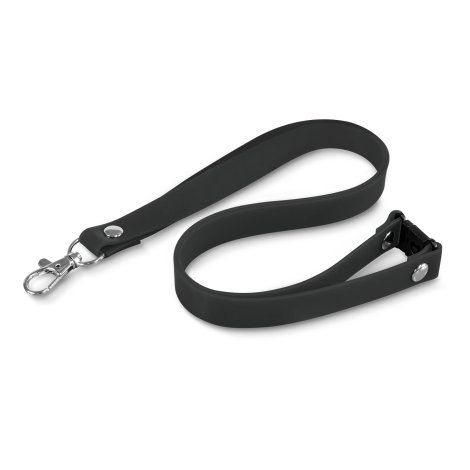 [1170531] Silicone Lanyard - 117053 (Black)