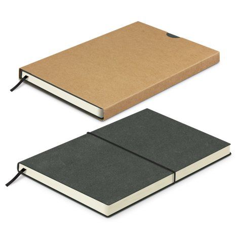 [200214] Phoenix Recycled Soft Cover Notebook - 200233 (Black)