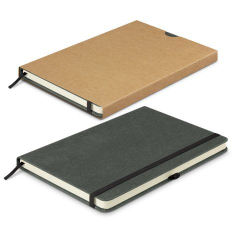 [200216] Phoenix Recycled Hard Cover Notebook - 200234 (Black)